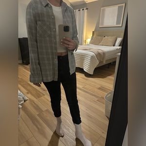 Old Navy light gray flannel